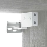 vidaXL omarica z ogledalom in led lučkami siva sonoma 70x16,5x60 cm | Shoptok.si