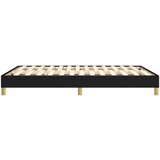  Za krevet s oprugama crni 140 x 190 cm od tkanine | shoptok.hr