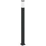 vidaXL Stebriček s senzorjem 110 cm črne barve IP44, (5000296963) | Shoptok.si