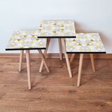 Hanah home Set 3 stočića 3Shp258 White | Eponuda.com