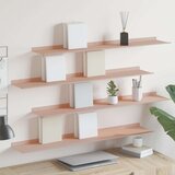  Lebdeća polica Zidne 4 pcs Ružičasta 100 x 18 x 2,5 cm Čelik | shoptok.hr