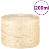 vidaXL Uže od 100 % sisala 3 mm 200 m | shoptok.hr