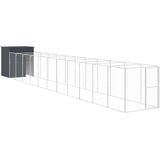  Kućica za pse s igralištem antracit 165 x 1271 x 181 cm čelična | shoptok.hr