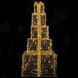  Božićne svjetleće kutije na slaganje 250 LED lampica - Zlatni PET | shoptok.hr