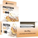 Atombody Protein Bar, 24 x 55 g - Štrudla od jabuke White Chocolate Cijene