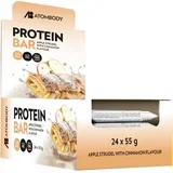 Protein Bar, 24 x 55 g - Štrudla od jabuke White Chocolate