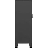 vidaXL Industrijska omara antracitna 70x40x115 cm kovinska | Shoptok.si