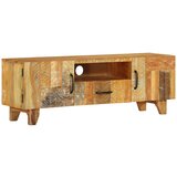 The Living Store TV omarica ročno izrezljana 120x30x40 cm trden predelan les - TV Omarica, (21375343) Cene