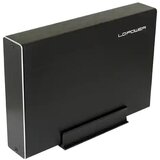 LC Power LC-35U3-Becrux-C1, External USB Type-C 3.1 HDD enclosure for 3.5 SATA HDDs, black Cene