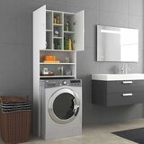 vidaXL ormarić za perilicu rublja bijeli 64 x 25,5 x 190 cm | shoptok.hr