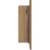  LED kupaonski ormarić s ogledalom boja hrasta 40x12x45cm drveni | shoptok.hr