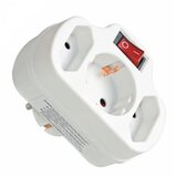 Commel Trostruki razdelnik sklopka 2xEuro 2,5A 250V+suko Cene