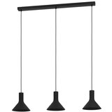 Eglo 390219 - Luster na sajli MORESCANA 3xE27/28W/230V crna | Eponuda.com