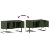 vidaXL TV ormarić maslinastozeleni 100,5x39x60,5 cm čelični | shoptok.hr