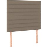  The Living Store Posteljno vzglavje 2 kosa taupe 90x5x78/88 cm blago - Vzglavje, (21452164) | Shoptok.si