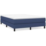  s oprugama i madracem plavi 140 x 190 cm od tkanine | shoptok.hr