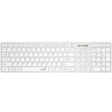 Genius SlimStar 126 tastatura USB veza, low-profile tipke, bijela-white | Eponuda.ba