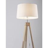 Nova Luce Bela/v naravni barvi stoječa svetilka (višina 145 cm) Leroy – | Shoptok.si
