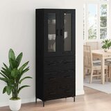  Highboard 2 kom. Crni hrast 69,5 x 34 x 180 cm | shoptok.hr
