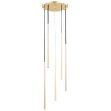  Luster na sajli CARMEN 5xG9/40W/230V prečnika 30 cm zlatni | Eponuda.com