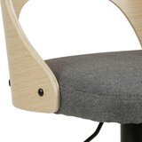 Mömax Barski Stol Lucy, Temno Siva, Hrast | Shoptok.si