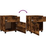  Mobilni ormarić za spise boja hrasta 45 x 38 x 54 cm drveni | shoptok.hr