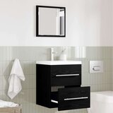 Set namještaja za kupaonicu s ladicama Crna 41 x 38,5 x 48 cm | Eponuda.ba