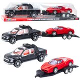  Set terenskog automobila Crni kamion za vuču Crveni sportski automobil 59 cm | shoptok.hr