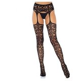 Leg Avenue Nogavice s pasom Scroll Lace | Shoptok.si