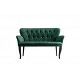 Atelier Del Sofa Sofa dvosed Paris Black Wooden Sea Green OUTLET