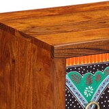 vidaXL Komoda Višebojna 50x35x60 puno drvo bagrem | shoptok.hr