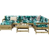 vidaXL 8-dijelni set vrtnih sofa od impregnirane borovine Cijene