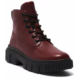 Timberland Škornji Greyfield Leather Boot TB0A5PW9C601 Bordo rdeča