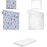  Posteljina set 5 elemenata za krevet 160x80 cm uzorak-28 | shoptok.hr