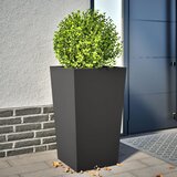 Furnova Vrtno korito črna 45x45x75 cm jeklo, (21920678) Cene