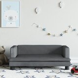 vidaXL Otroški kavč temno siv 80x45x30 cm žamet Cene