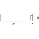 Ideal Lux led zidno svetilo desk LED/12,5W/230V cri 90 crna | Eponuda.com