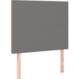  Posteljni okvir z vzglavjem temno siv 100x200 cm blago, (20788291) | Shoptok.si