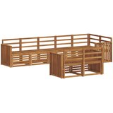  Set vanjskih sofa 8 kom. Prirodna Poliester | shoptok.hr