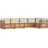  Set vanjskih sofa 5 pcs Prirodna | Eponuda.ba