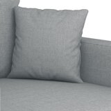  3-dijelni set sofa s jastucima svjetlosivi od tkanine | shoptok.hr