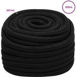  Višenamjensko univerzalno uže 20 mm 100 m Crna Poliester | shoptok.hr