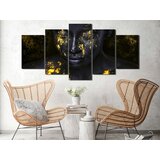  Slika - Bathed in Gold (5 Parts) Wide 100x50 | shoptok.hr