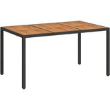  Stol za vrt Crna 150 x 90 x 75 cm poliratan | shoptok.hr