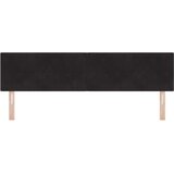  LED vzglavnik z gumbi, črn, 90 cm, žamet, (22052831) | Shoptok.si