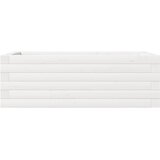 Vrtna sadilica bijela 70x40x23 cm od masivne borovine | shoptok.hr