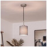Brilagi NUBILA LED luster na sajli 1xE27/60W/230V, prečnik 14 cm, crna/svetlosiva Cene
