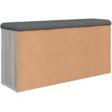  Klupa za cipele siva boja hrasta 102x32x50 cm konstruirano drvo | shoptok.hr