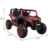  Otroški avto na akumulator Buggy UTV 2000M Racing 4x4 pogon rdeča | Shoptok.si