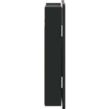 Kabinet za mete ZWOLLE Crna 52,5 x 10,5 x 57,5 cm | shoptok.hr